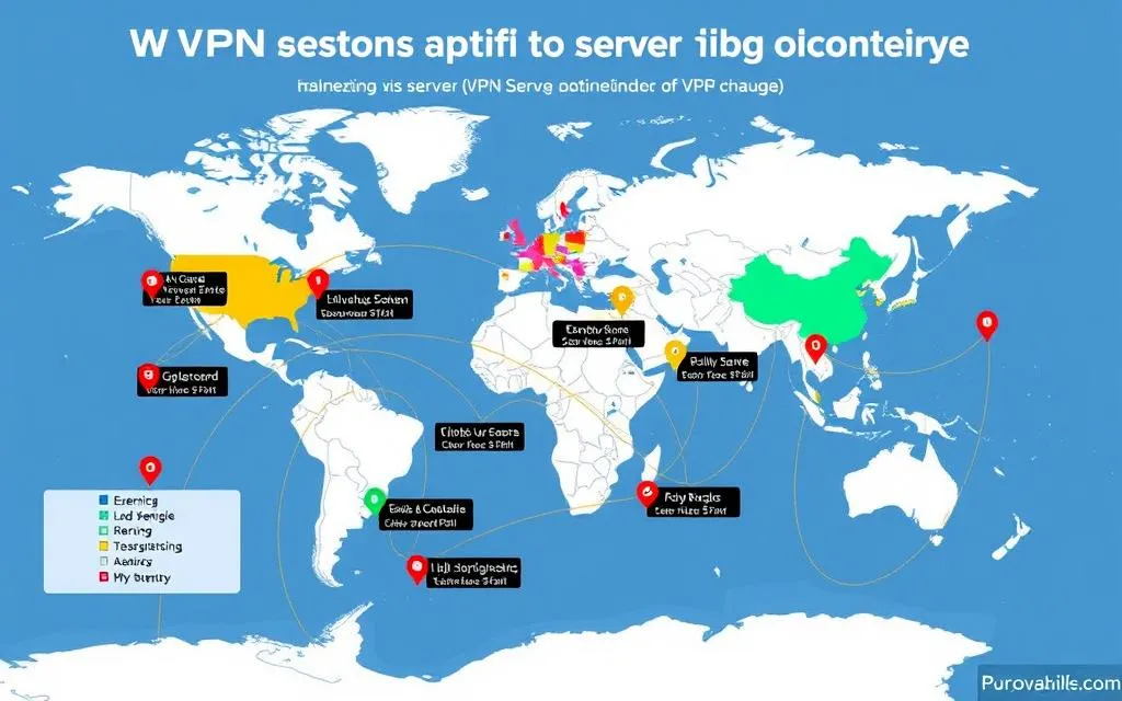 PUBG VPN Server Locations Map